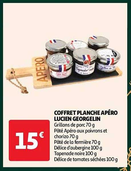 Coffret Planche Apéro Lucien Georgelin