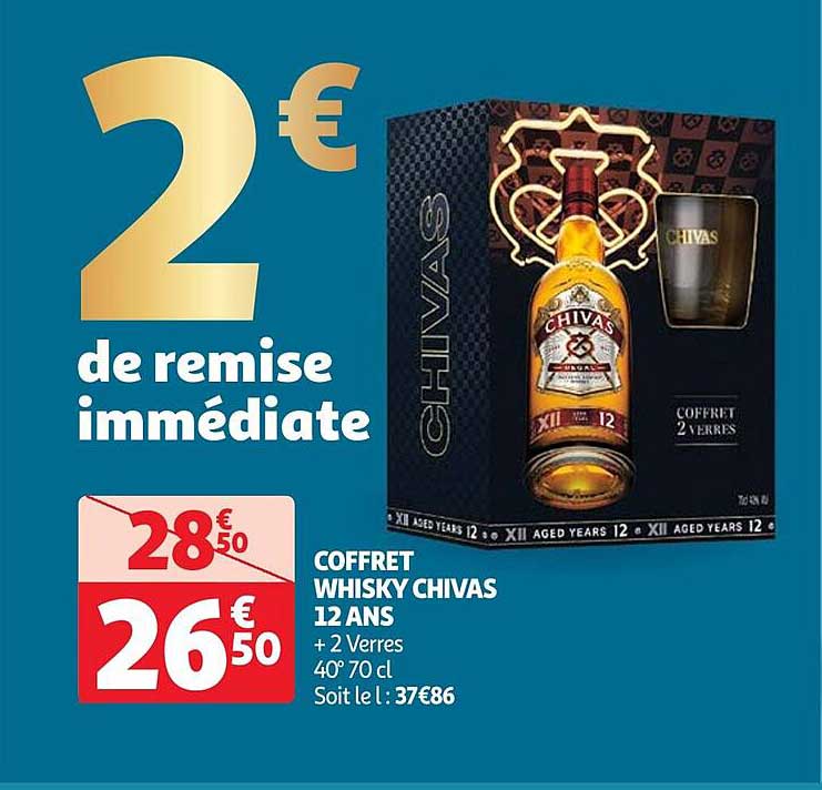 coffret whisky chivas 12 ans