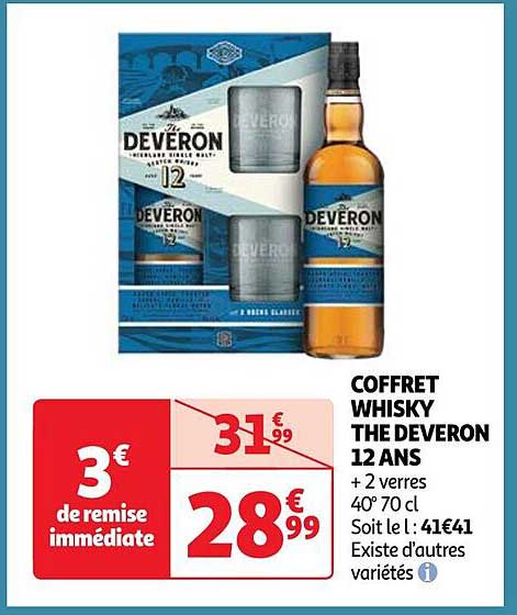 coffret whisky the deveron 12 ans