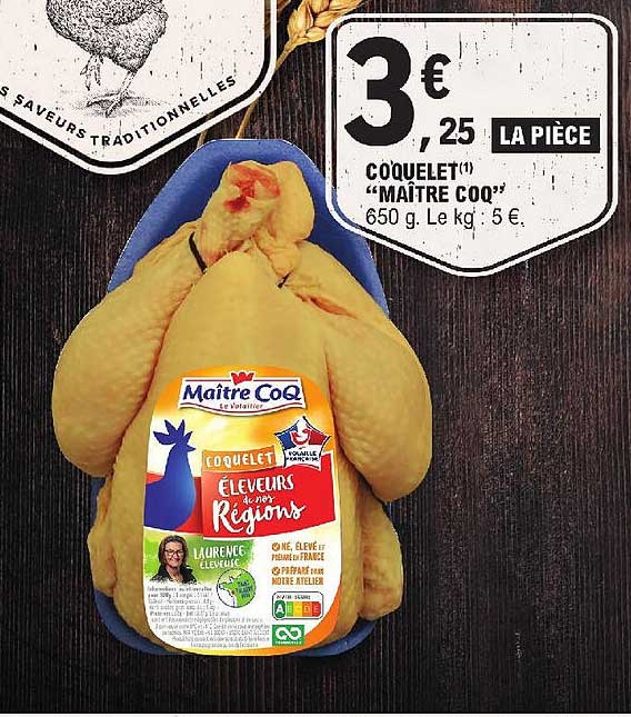 coquelet maître coq