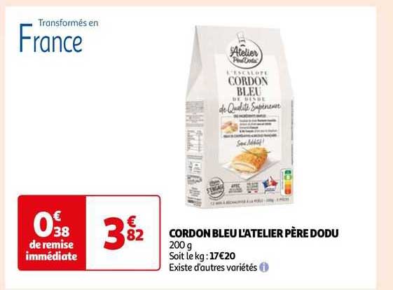 cordon bleu l'atelier père dodu