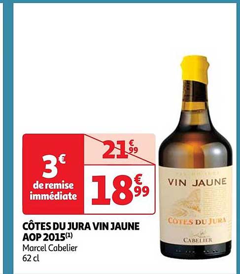 Côtes Du Jura Vin Jaune Aop 2015 Marcel Cabelier