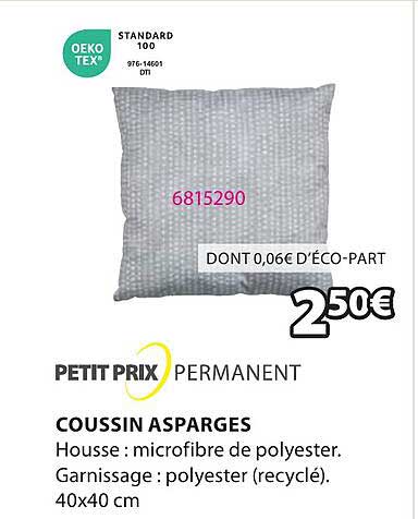 coussin asparges
