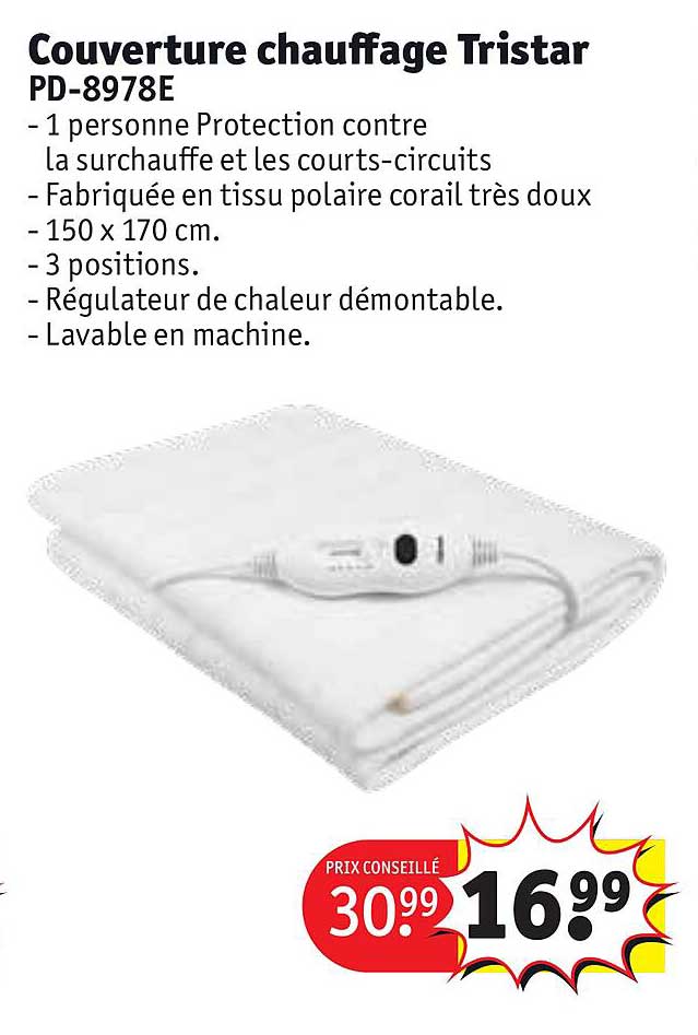 Couverture Chauffage Tristar