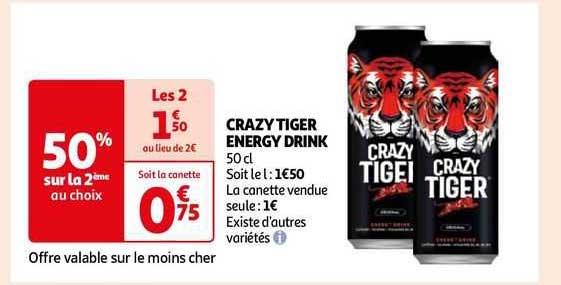 crazy tiger energy drink