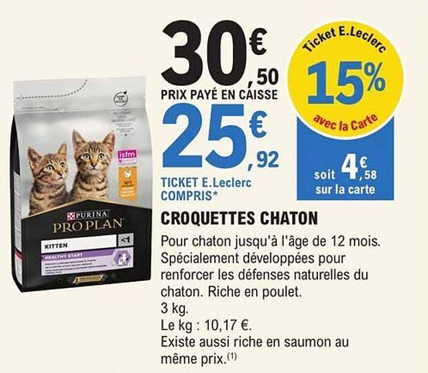 Croquettes Chaton Purina Pro Plan