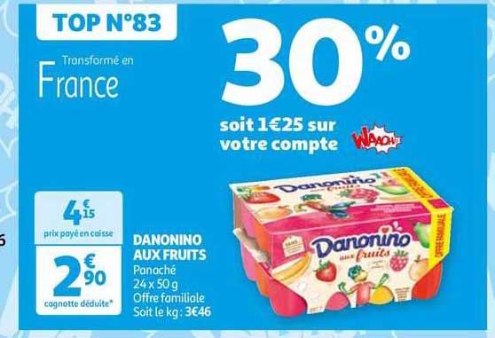 Danonino Aux Fruits