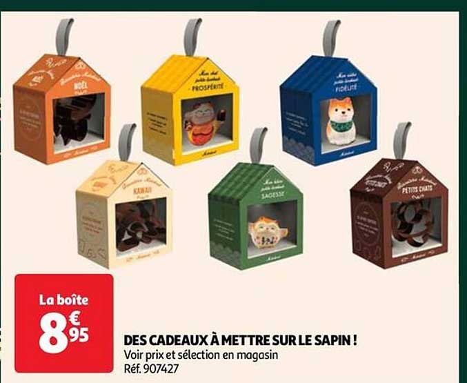 des cadeaux à mettre sur le sapin !