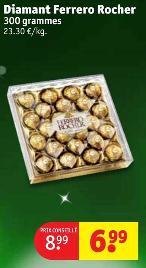 diamant ferrero rocher 300 grammes
