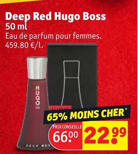 eau de parfum pour femmes deep red hugo boss 50 ml