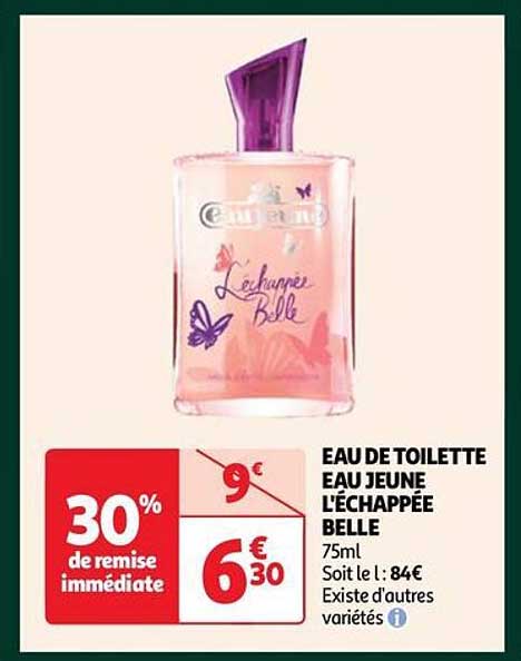 eau de toilette eau jeune l'échappée belle