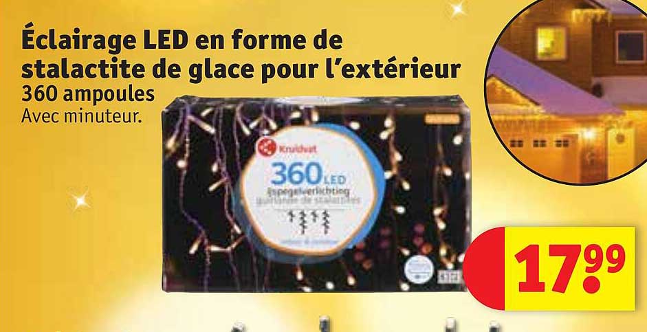 éclairage led en forme de stalactite de glace pour l'extérieur 360 ampoules