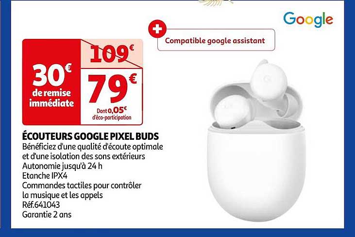 écouteurs google pixel buds