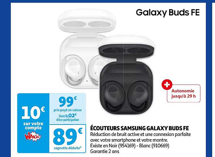 écouteurs samsung galaxy buds fe