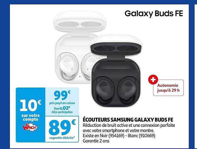 écouteurs samsung galaxy buds fe