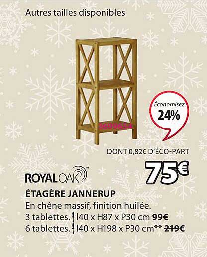étagère Jannerup Royal Oak