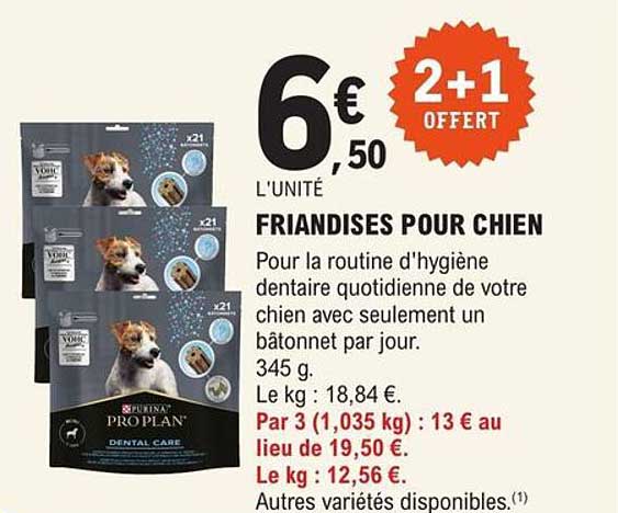 Friandises Pour Chien Purina Pro Plan
