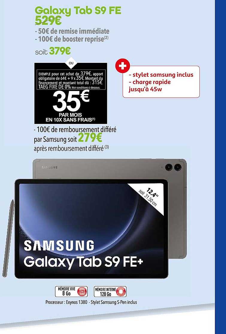 Galaxy Tab S9 Fe Samsung