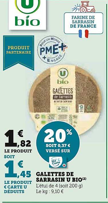 Galettes De Sarrasin U Bio