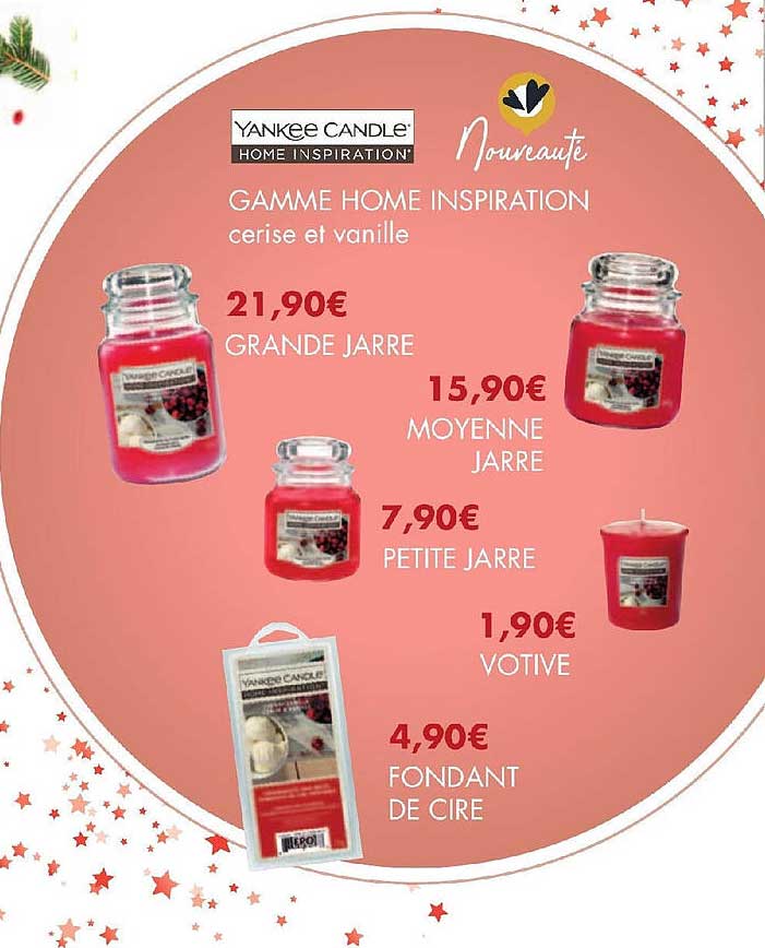 gamme home inspiration cerise et vanille yankee candle