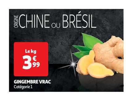 Gingembre Vrac
