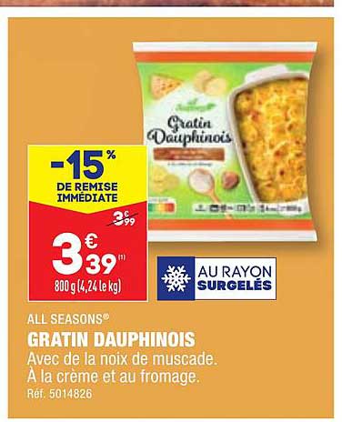 gratin dauphinois all seasons