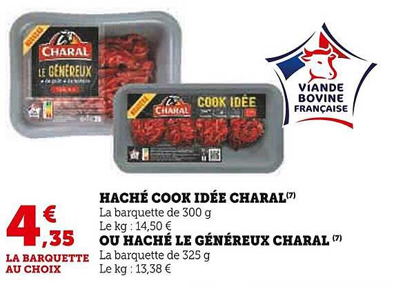 haché cook idée charal ou le généreux charal