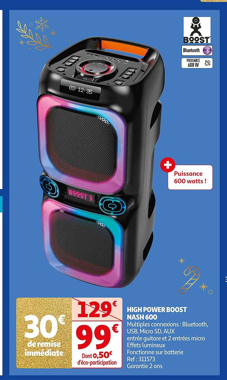 high power boost nash 600