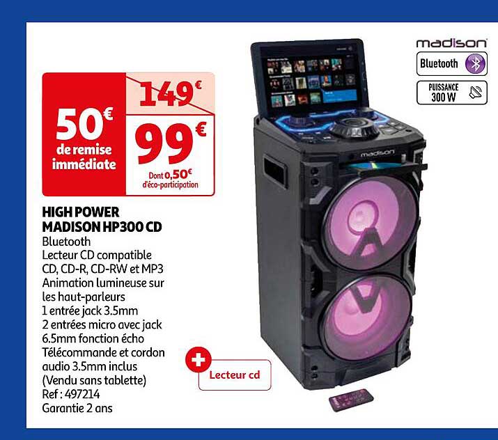 high power madison hp 300 cd