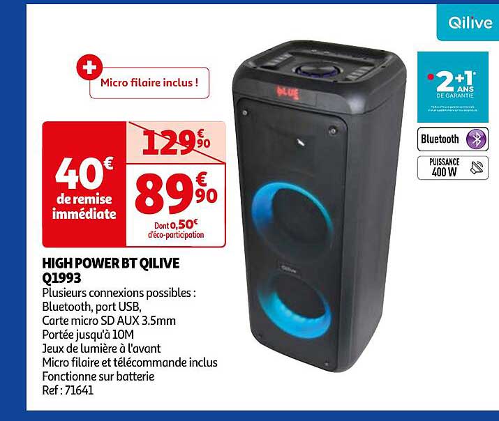 high power tv qilive q1993