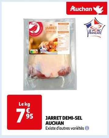 jarret demi-sel auchan