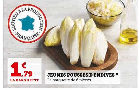 jeunes pousses d'endivees