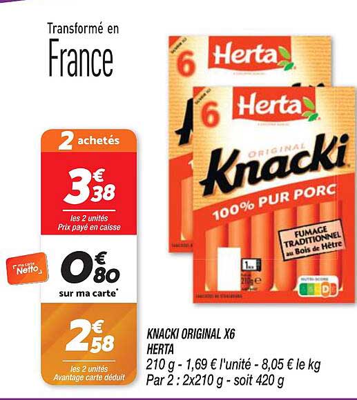 Knacki Original X6 Herta
