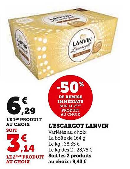 l'escargot lanvin