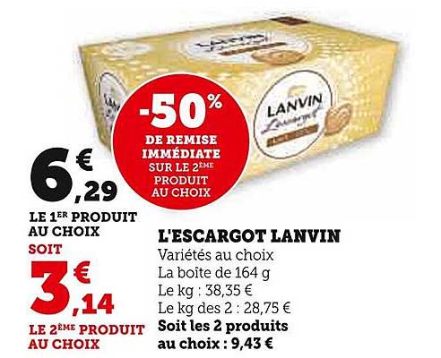 l'escargot lanvin