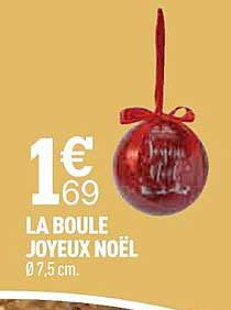 la boule joyeux noël