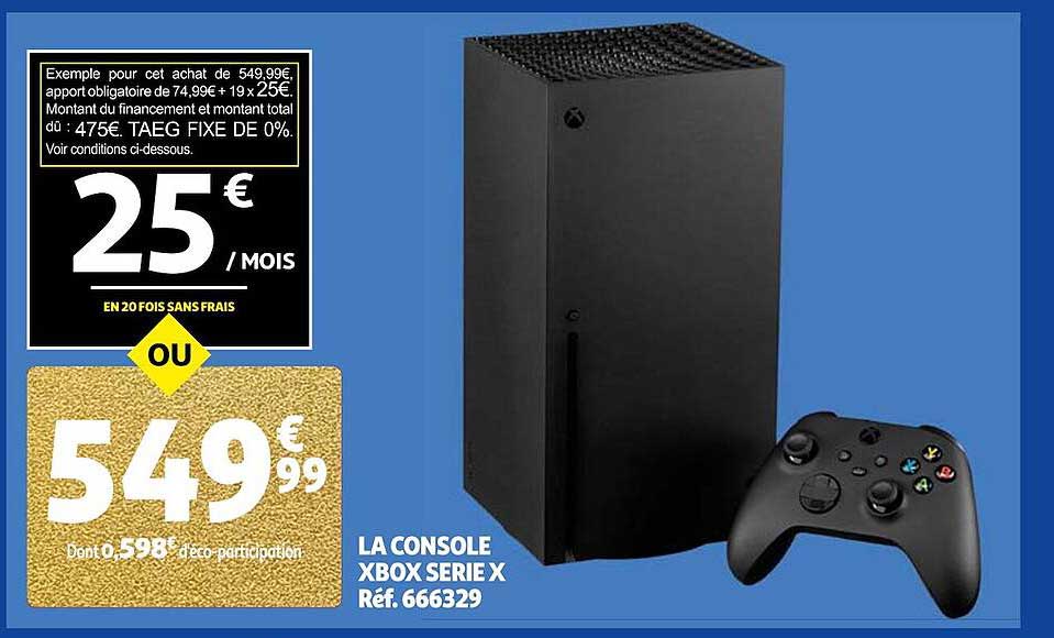 la console xbox serie x