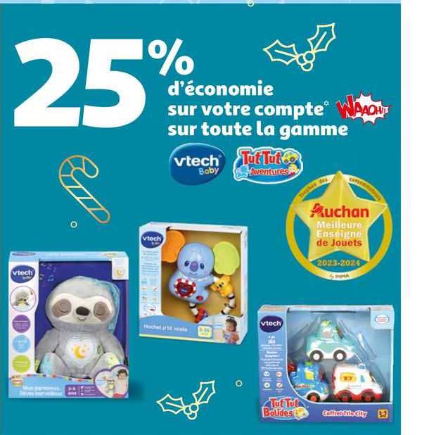 la gamme vtech baby, tut tut