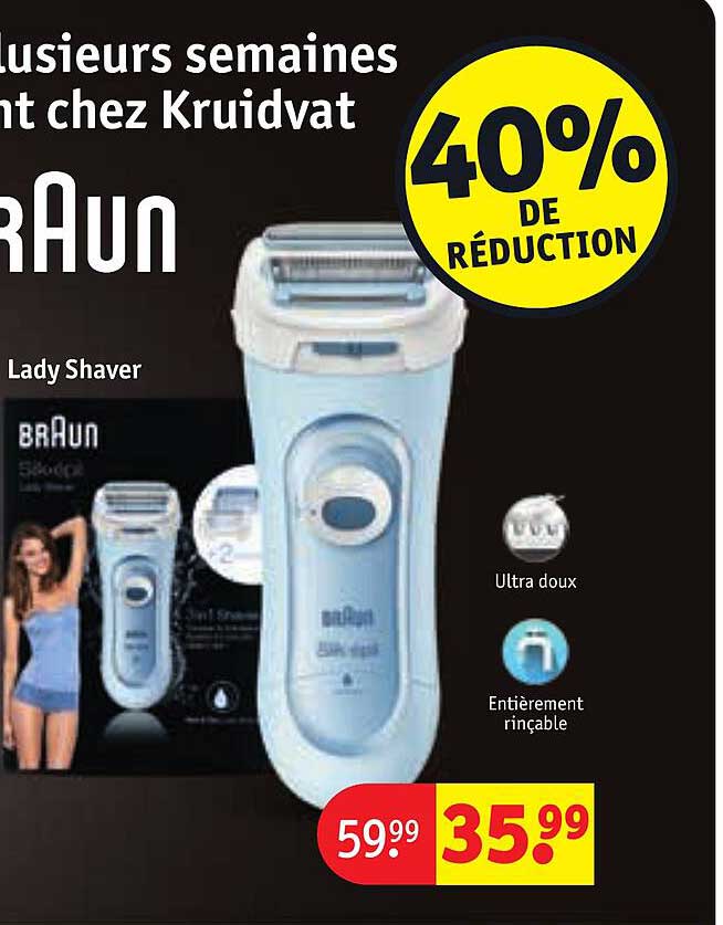 lady shaver braun