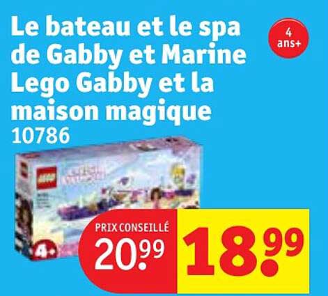 le bateau et la spa de gabby et marine lego gabby et la maison magique 10786