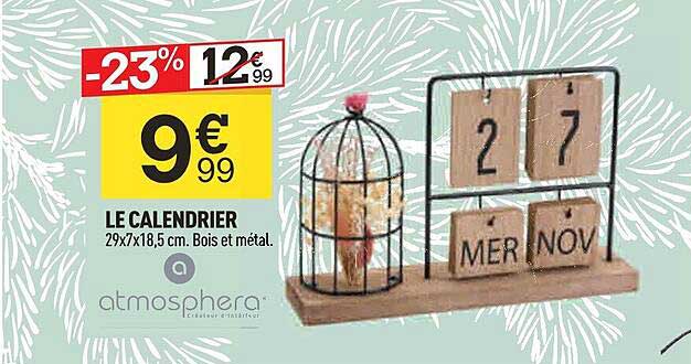 Le Calendrier Atmosphera