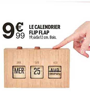 le calendrier flip flap