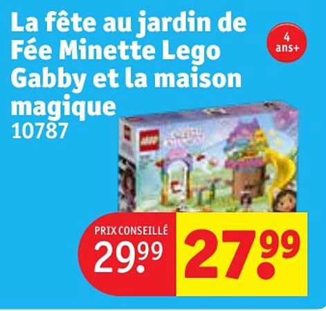 le fête au jardin de fée minette lego gabby et la maison magique