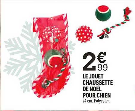 Le Jouet Chaussette De Noël Pour Chien