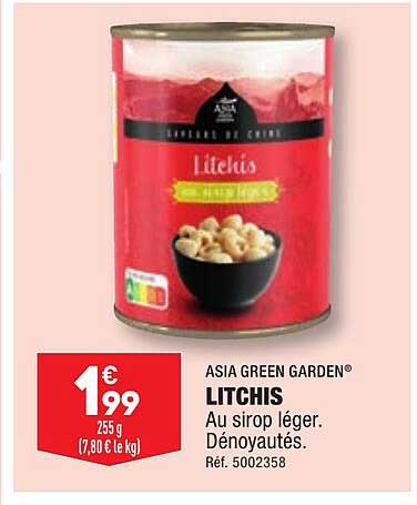 litchis asia green garden