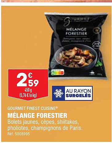 mélange forestier gourmet finest cuisine