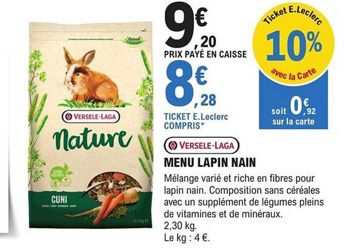 menu lapin nain versele-laga