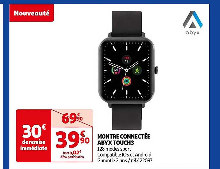 Montre Connectée Abyx Touch3