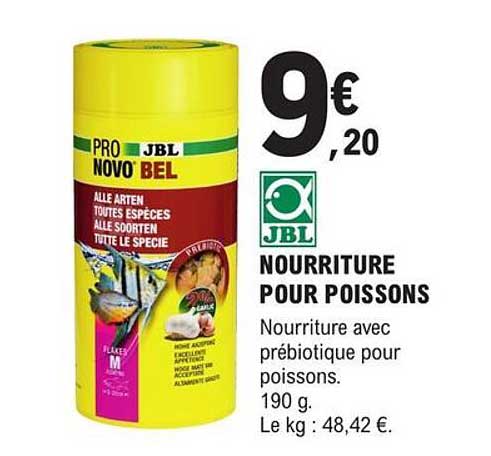 nourriture pour poissons