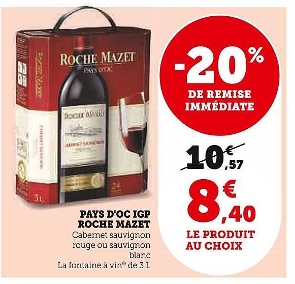 pays d'oc igp roche mazet